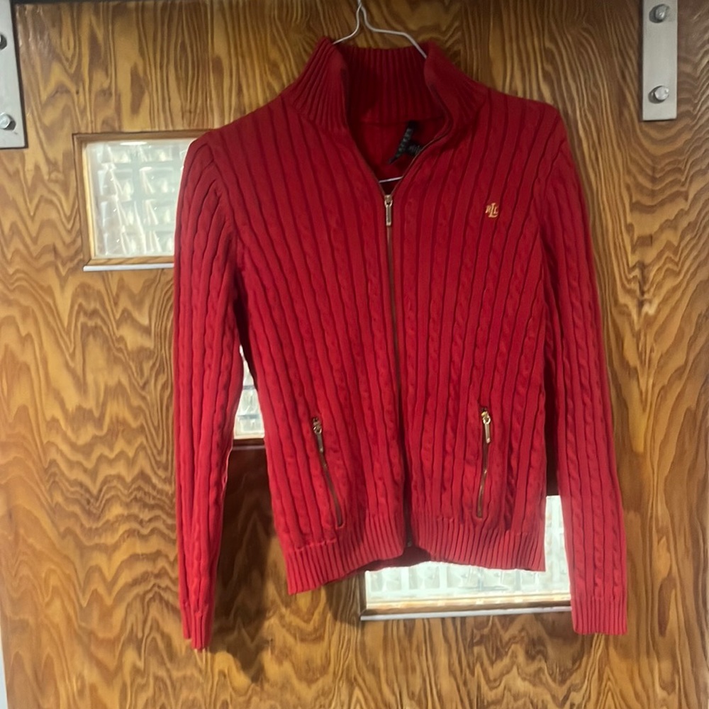 Red sweater